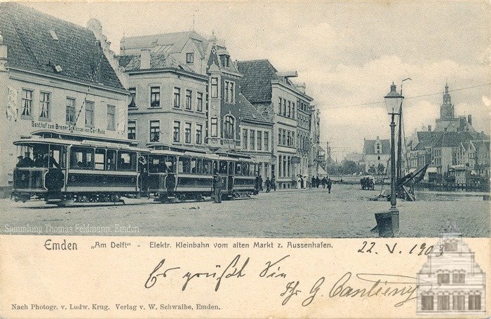 Die Emder Elektrische Kleinbahn am Delft